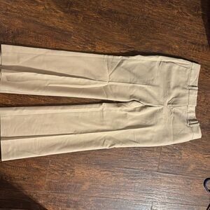 Ann Taylor Dress Pants 6P Tan Pockets Stretch